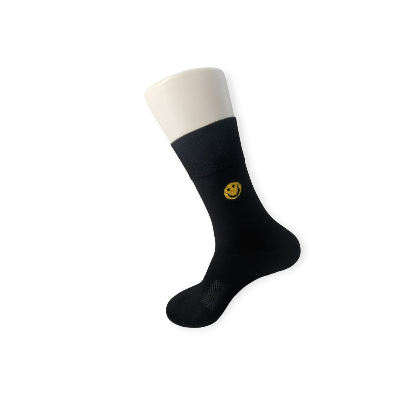 Business-Socken mit Smiley und Wunschtext